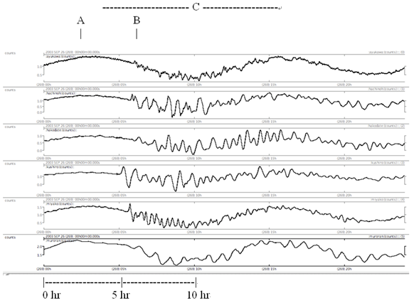 Waveforms for the Tokachi-oki earthquake and tsunamiin 2003