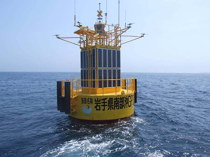 岩手県釜石沖のGPS 波浪計(写真提供:国土交通省東北地方整備局) 岩手県釜石沖のGPS 波浪計(写真提供:国土交通省東北地方整備局)