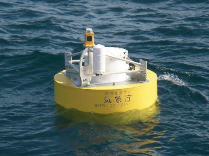 ブイ式海底津波計 ブイ式海底津波計写真