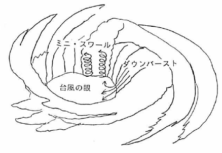 台風の中の微細構造