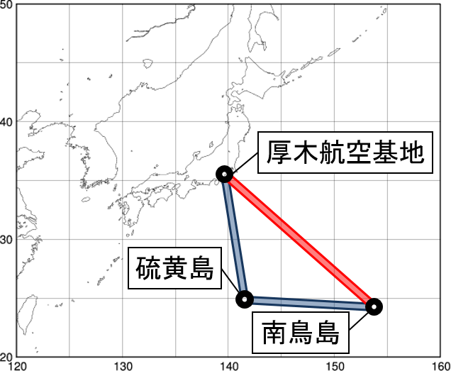 飛行ルート