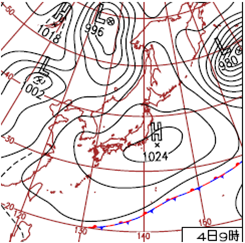 Japan Synoptic Chart