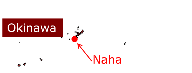 Location of Naha City