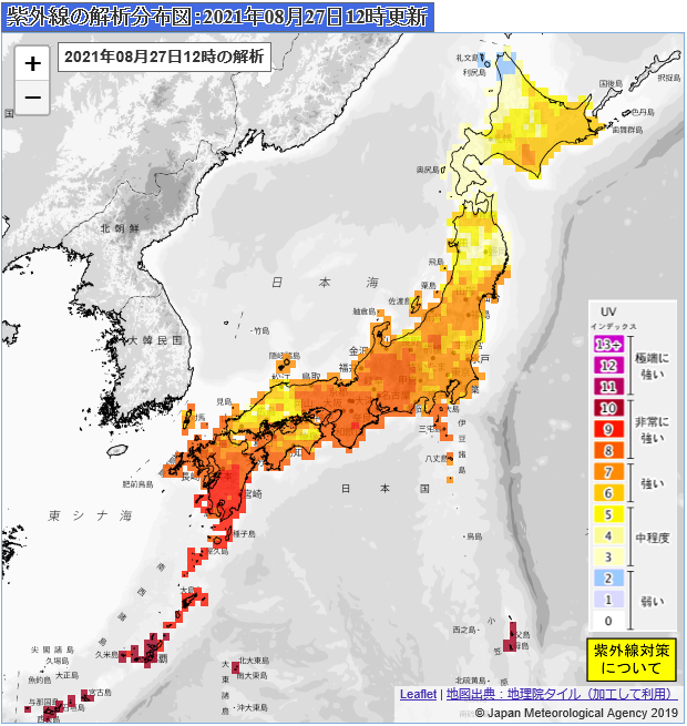 気象庁 紫外線情報の解説