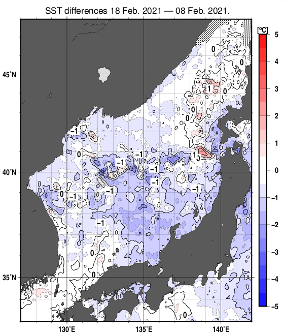 気象庁 | 海洋の健康診断表 参考図 【海面水温・海流(日本海)】