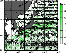 海面付近の流れ図