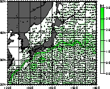 海面付近の流れ図