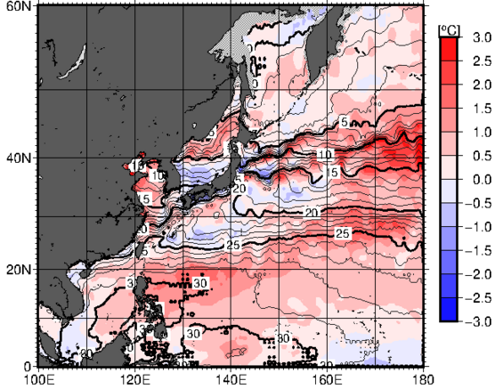 海面水温実況図