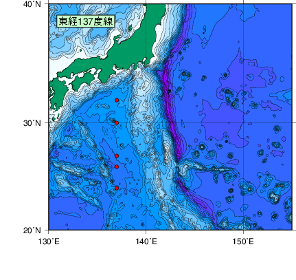 日本南方測線図