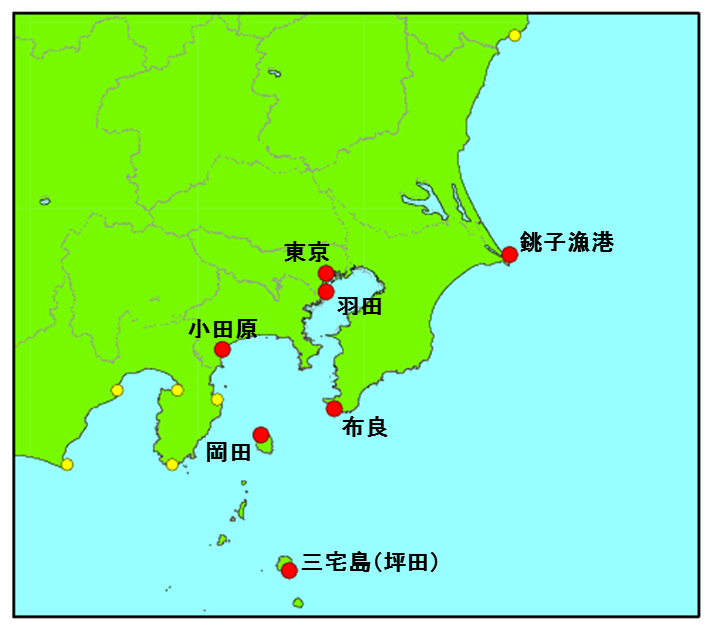 関東地方・伊豆諸島