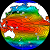 全球年平均海面水温のイメージ