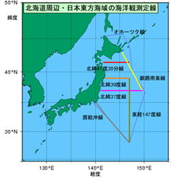 観測していた海域