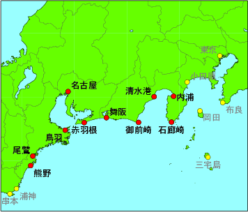 気象庁 | 潮汐・海面水位のデータ 潮汐観測資料 2000年7月