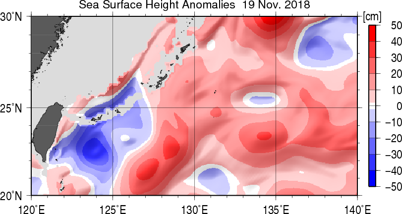 海面高度偏差