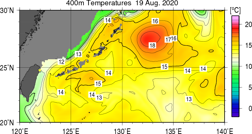 400m水温