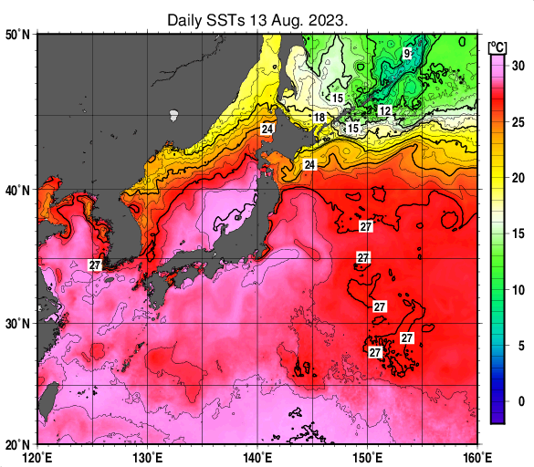 日別海面水温
