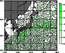 海面付近の流れ図