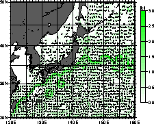 海面付近の流れ図