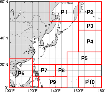 北西太平洋海域図