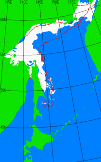 4月30日の海氷分布図