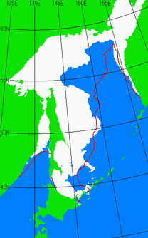 2月15日の海氷分布図