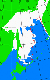 3月15日の海氷分布図