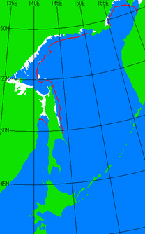 12月10日の海氷分布図