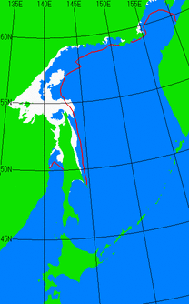 12月15日の海氷分布図