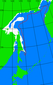 12月25日の海氷分布図