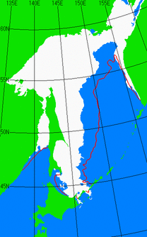 3月5日の海氷分布図