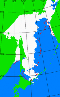 3月10日の海氷分布図