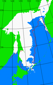 3月15日の海氷分布図