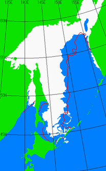 3月20日の海氷分布図