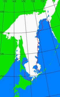 3月25日の海氷分布図