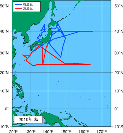 季節別観測点図