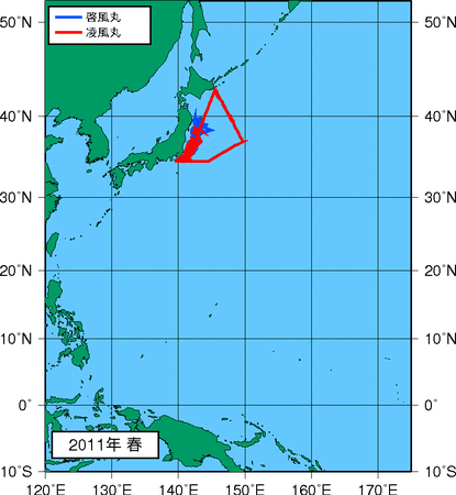 季節別観測点図