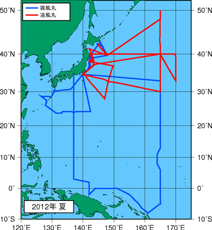 季節別観測点図