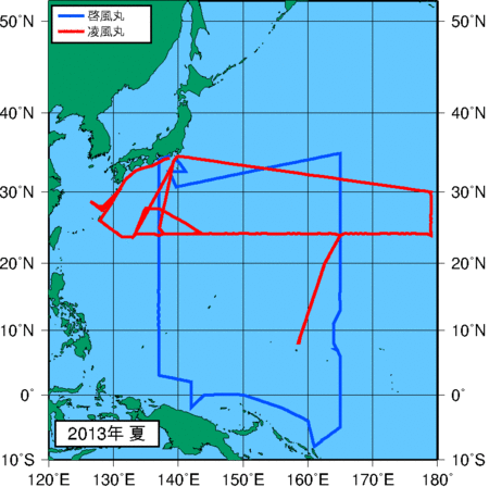 季節別観測点図