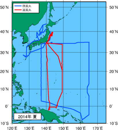 季節別観測点図