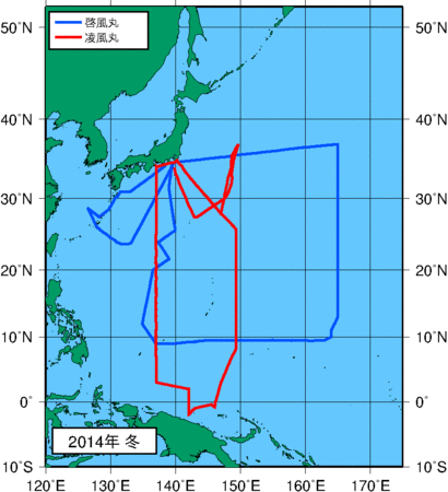 季節別観測点図