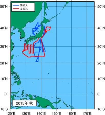 季節別観測点図