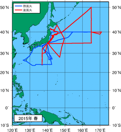 季節別観測点図