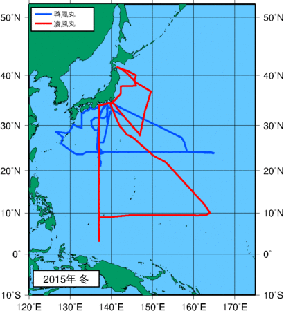季節別観測点図