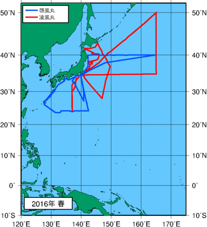 季節別観測点図