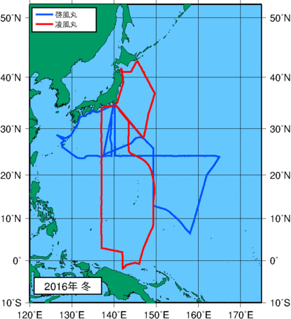 季節別観測点図