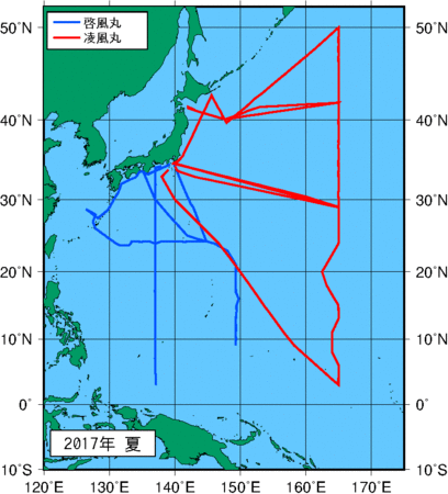 季節別観測点図