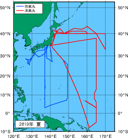 季節別観測点図