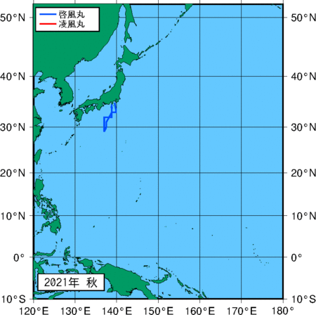 季節別観測点図