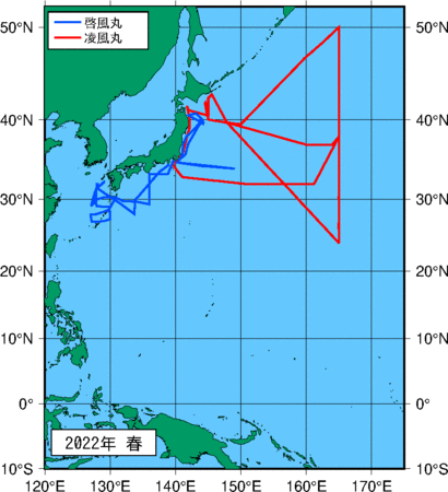 季節別観測点図
