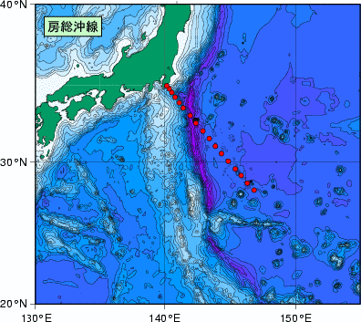 日本南方測線図